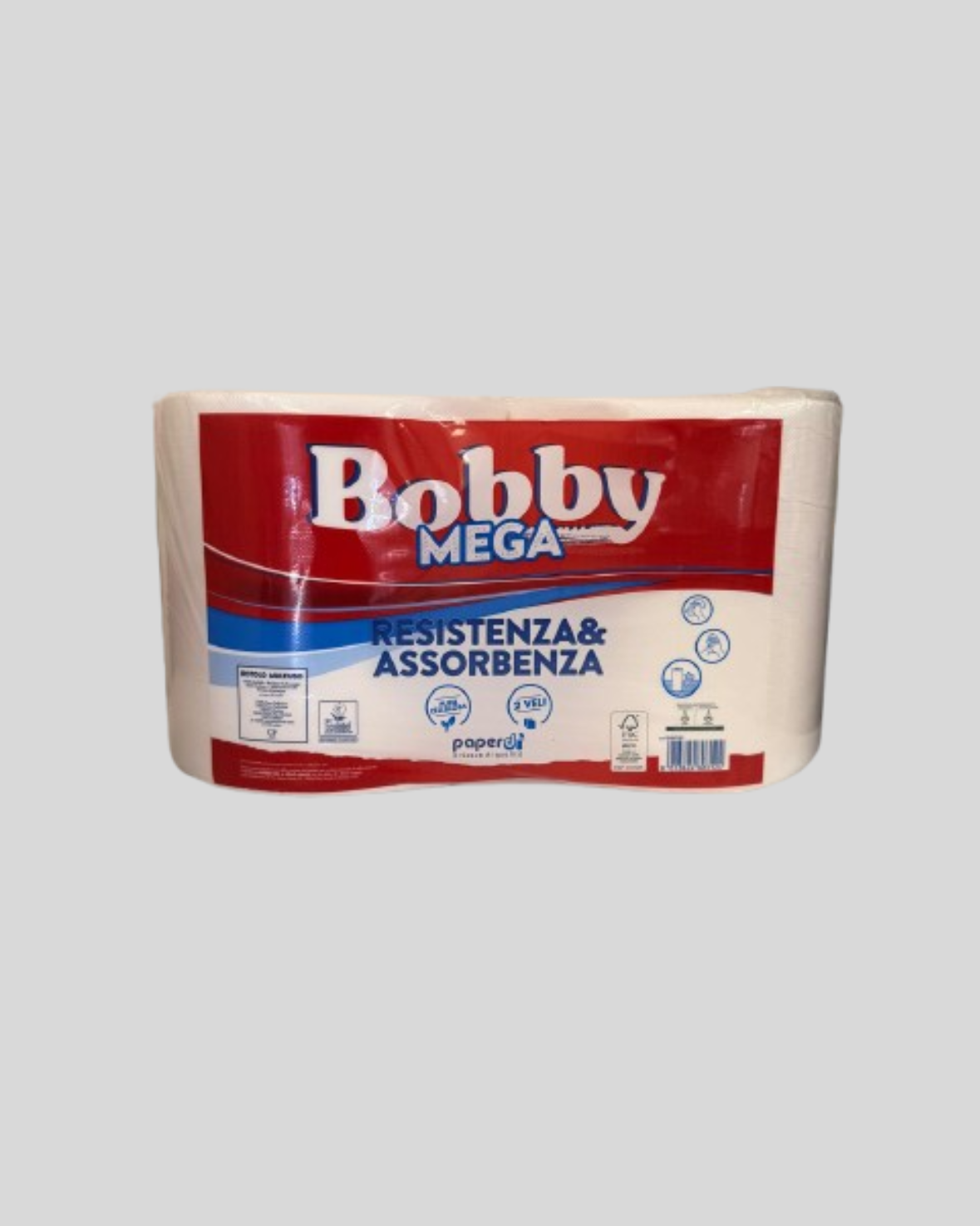 BOBBY MEGA 2 ROTOLI 800 STRAPPI