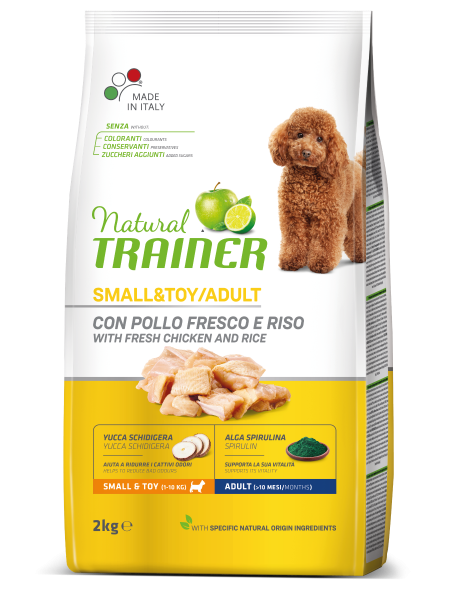 Natural Trainer Adult Small & Toy con Pollo 2Kg