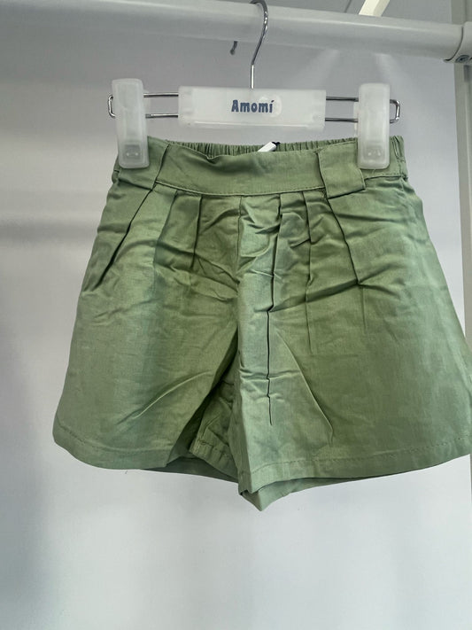 Pantaloncino verde bambina