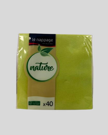 TOVAGLIOLI COLORATI LE NAPPAGE 38X38 40PZ