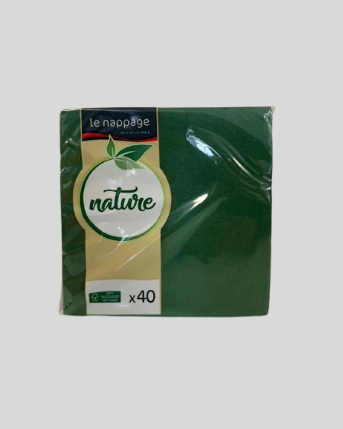 TOVAGLIOLI COLORATI LE NAPPAGE 38X38 40PZ