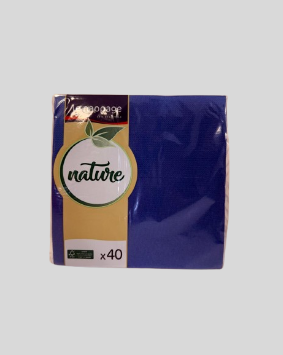 TOVAGLIOLI COLORATI LE NAPPAGE 38X38 40PZ