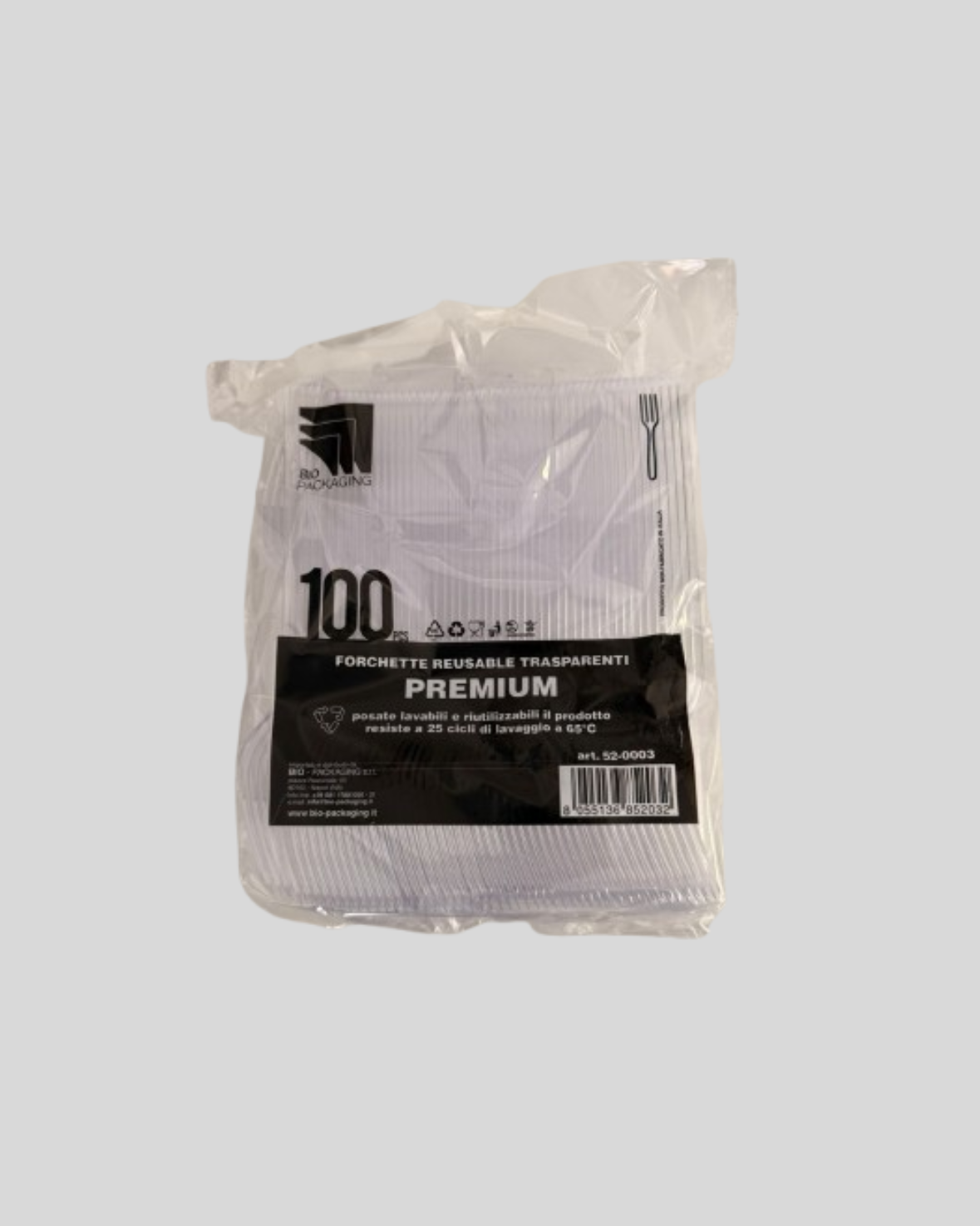 POSATE DI PLASTICA 100PZ RIUTILIZZABILI E LAVABILI IN LAVASTOVIGLIE