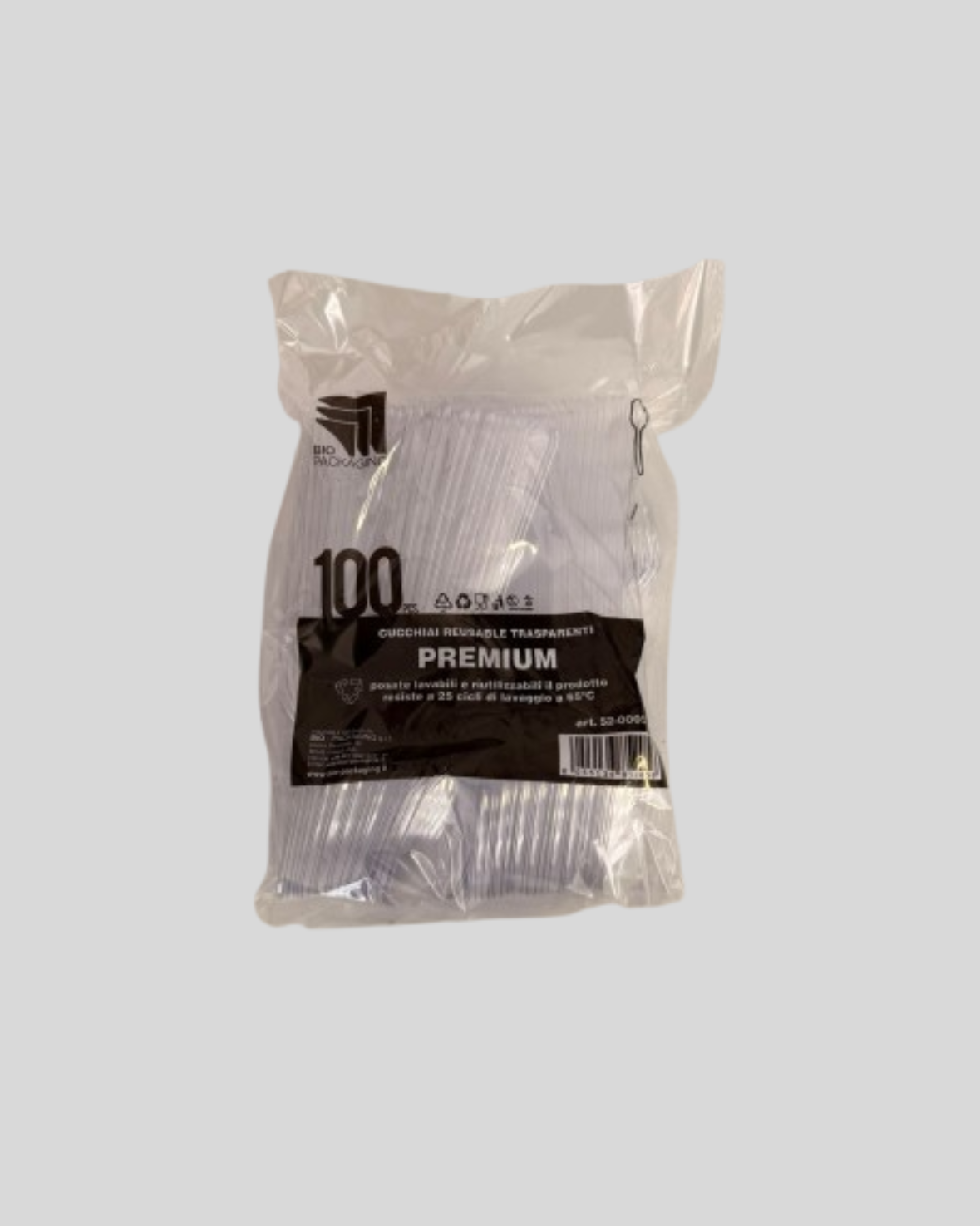 POSATE DI PLASTICA 100PZ RIUTILIZZABILI E LAVABILI IN LAVASTOVIGLIE
