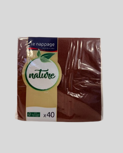 TOVAGLIOLI COLORATI LE NAPPAGE 38X38 40PZ