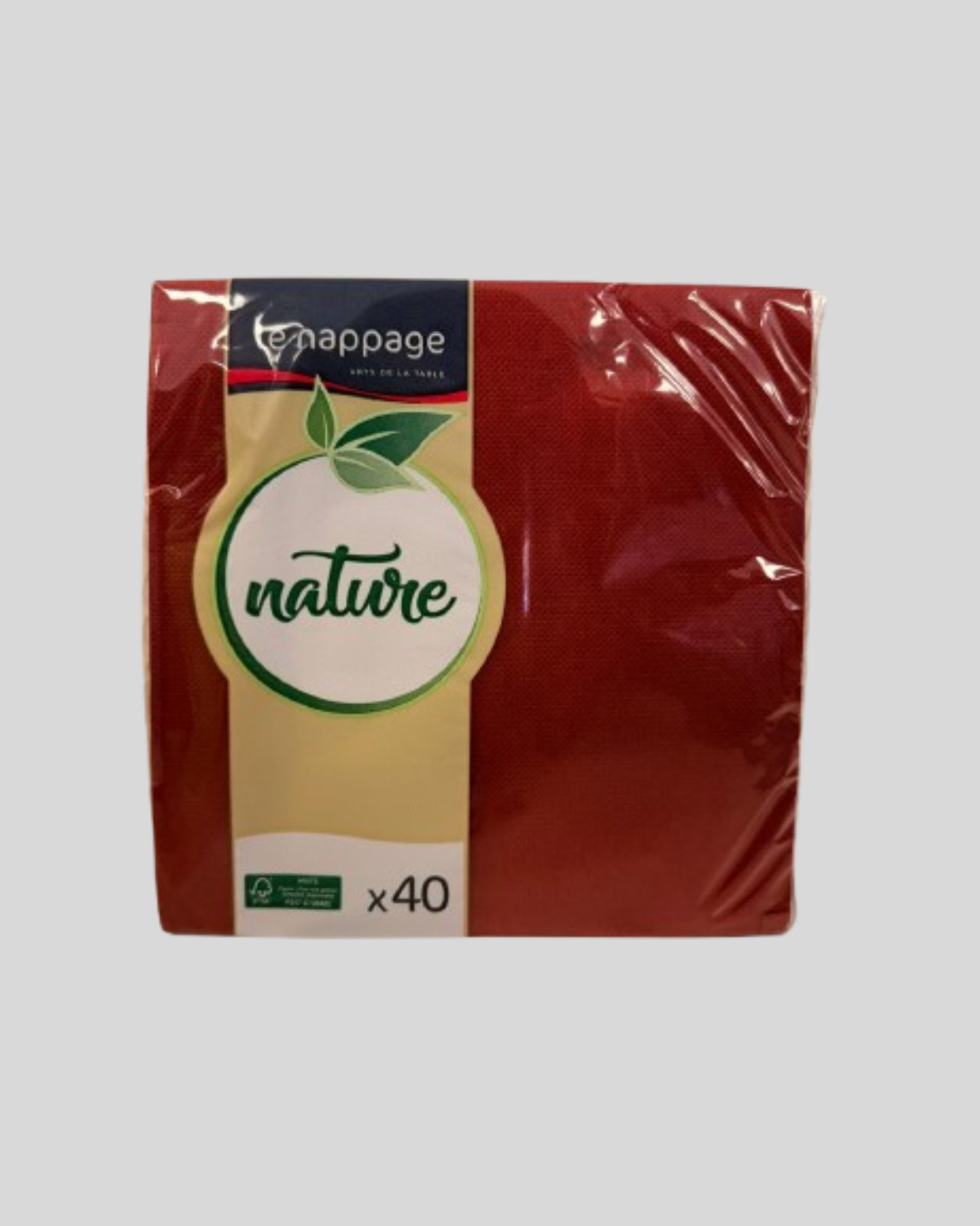 TOVAGLIOLI COLORATI LE NAPPAGE 38X38 40PZ