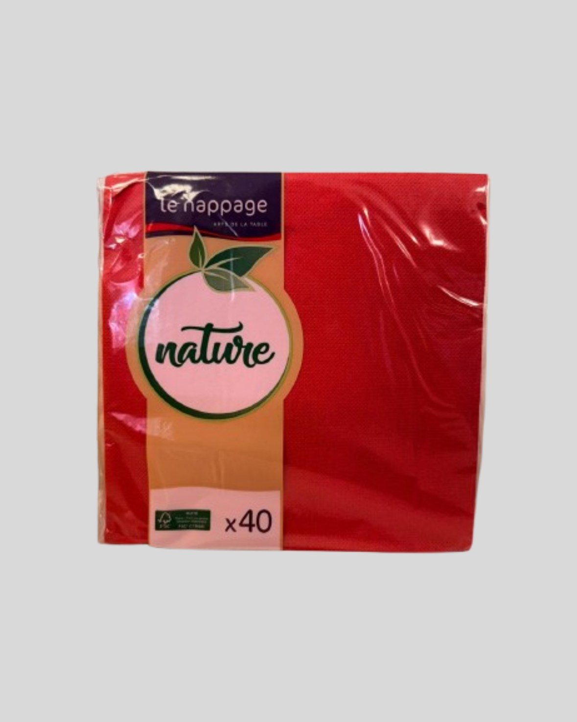 TOVAGLIOLI COLORATI LE NAPPAGE 38X38 40PZ