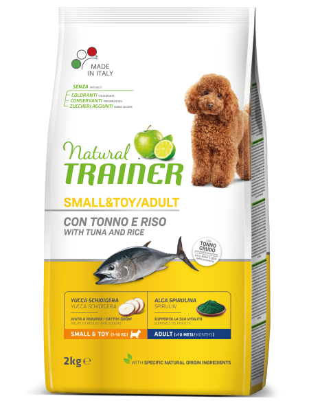 Natural Trainer Adult Small & Toy con Tonno 2Kg